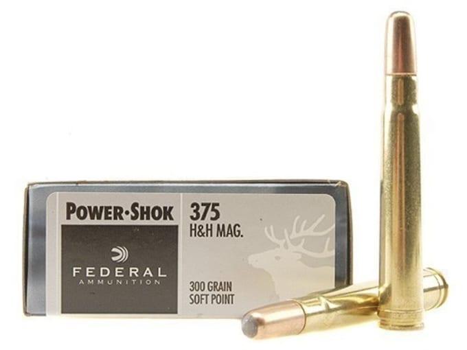 Federal Power-Shok .375 H&H Mag. 300GR JSP 20 Patronen