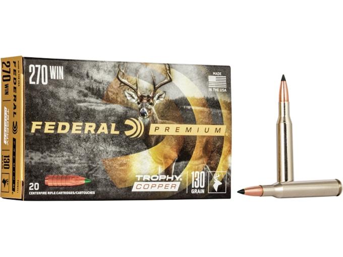 Federal Premium Trophy Copper .270 Win. 130GR 20 Patronen