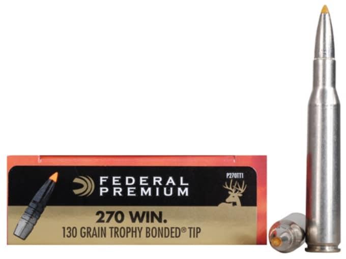 Federal Premium Trophy Bonded Tip .270 Win. 130GR 20 Patronen