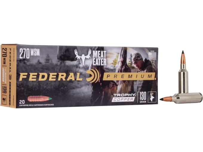 Federal Premium Trophy Copper .270 WSM 130GR 20 Patronen