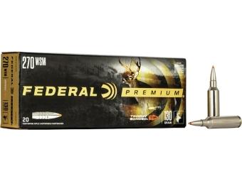 Federal Premium Trophy Bonded Tip .270 WSM 130GR 20 Patronen