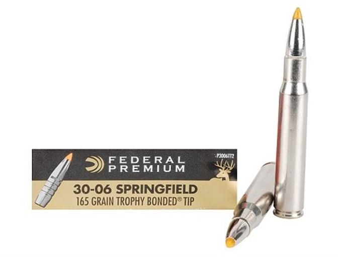 Federal Premium Trophy Bonded Tip .30-06 Sprg. 165GR 20 Patronen