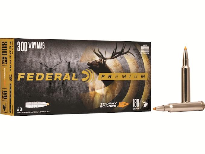 Federal Premium Trophy Bonded Tip .300 Wby. Mag. 180GR 20 Patronen