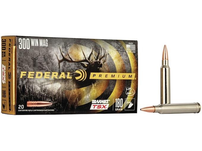 Federal Premium Barnes TSX .300 Win. Mag. 180GR HP 20 Patronen