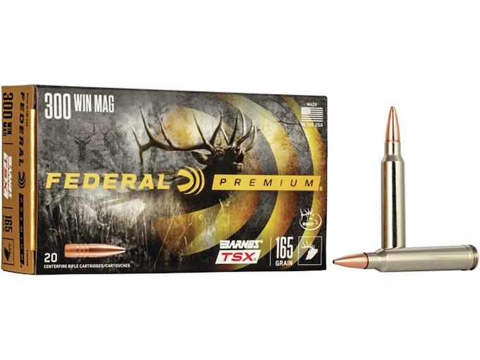 Federal Premium Barnes TSX .300 Win. Mag. 165GR HP 20 Patronen