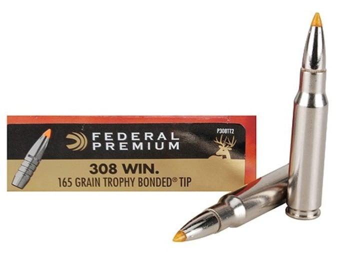 Federal Premium Trophy Bonded Tip .308 Win. 165GR 20 Patronen