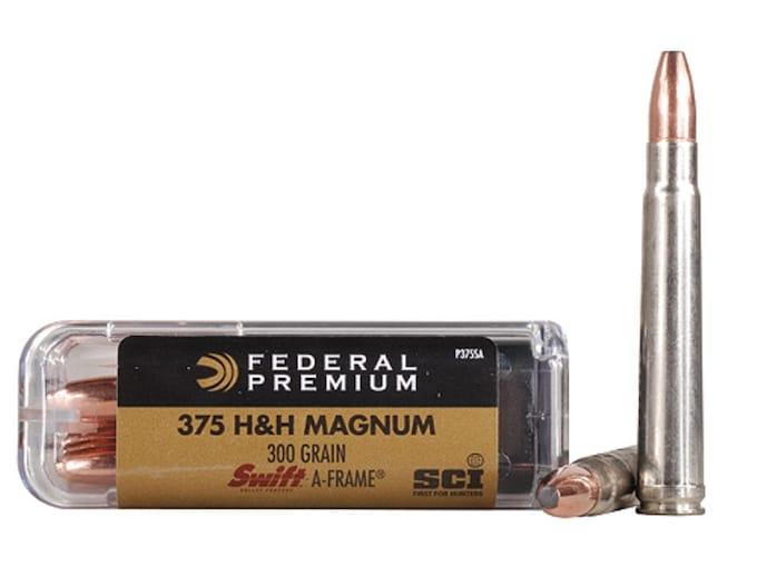 Federal Premium Safari Swift A-Frame .375 H&H Mag. 300GR JSP 20 Patronen