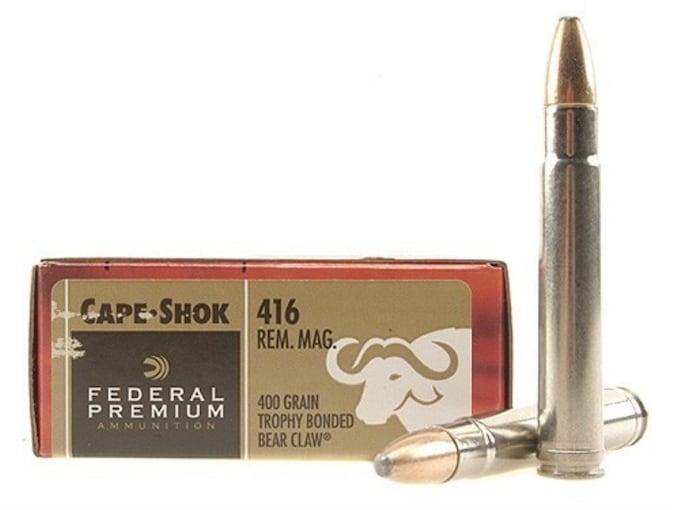 Federal Premium Safari Trophy Bonded Bear Claw .416 Rem. Mag. 400GR JSP 20 Patronen