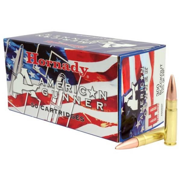 Hornady American Gunner .300 AAC Blackout 125GR HP Match 50 Patronen