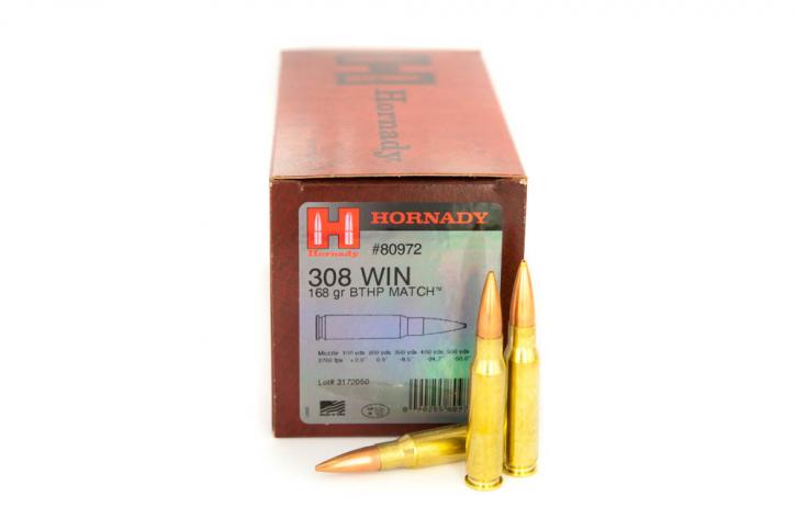 Hornady Match .308 Win. 168GR BTHP Match 50 Patronen