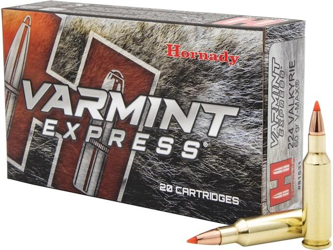 Hornady Varmint Express .224 Valkyrie 60GR V-Max 20 Patronen