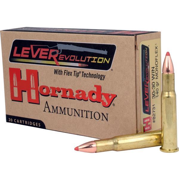 Hornady Leverevolution .30-30 Win. 140GR MonoFlex 20 Patronen