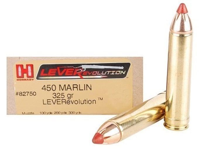 Hornady Leverevolution .450 Marlin 325GR FTX 20 Patronen