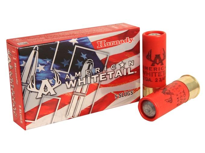 Hornady American Whitetail .12/70 28g Slug 5 Patronen