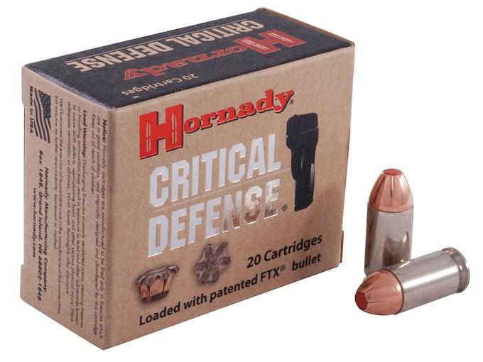 Hornady Critical Defense .45 ACP 185GR FTX 20 Patronen