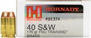 Hornady Training .40 S&W 175GR FMJ 50 Patronen