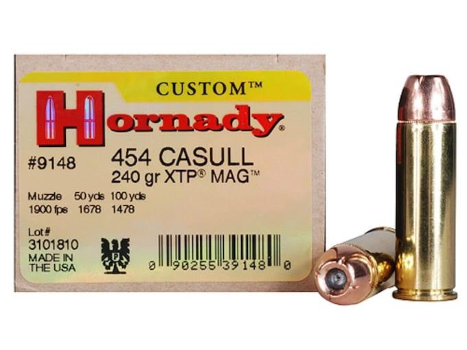 Hornady Custom .454 Casull 240GR XTP MAG 20 Patronen