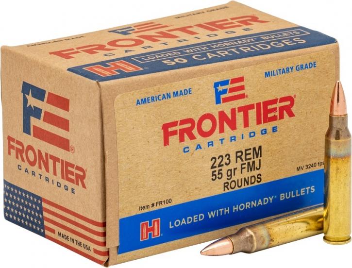 Hornady Frontier .223 Rem. 55GR FMJ 50 Patronen