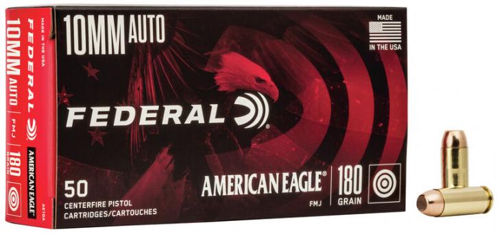 Federal American Eagle 10mm ACP 180GR FMJ 50 Patronen