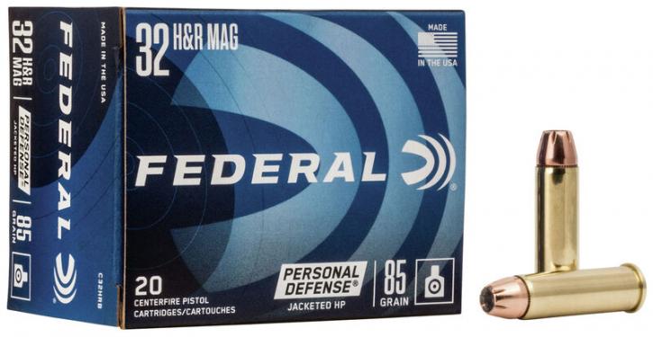 Federal Personal Defense .32 H&R Mag. 85GR JHP 20 Patronen