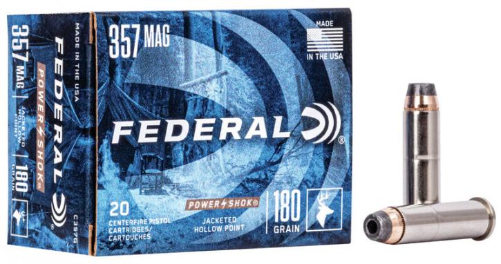 Federal Power-Shok .357 Mag. 180GR JHP 20 Patronen