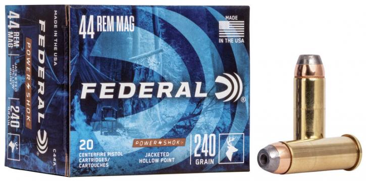 Federal Power-Shok .44 Rem. Mag. 240GR JHP 20 Patronen