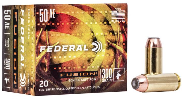 Federal Fusion .50 AE 300GR SP 20 Patronen