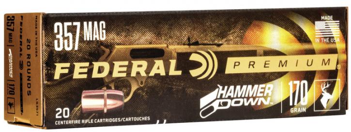 Federal HammerDown .357 Mag. 170GR Bonded Hollow Point 20 Patronen