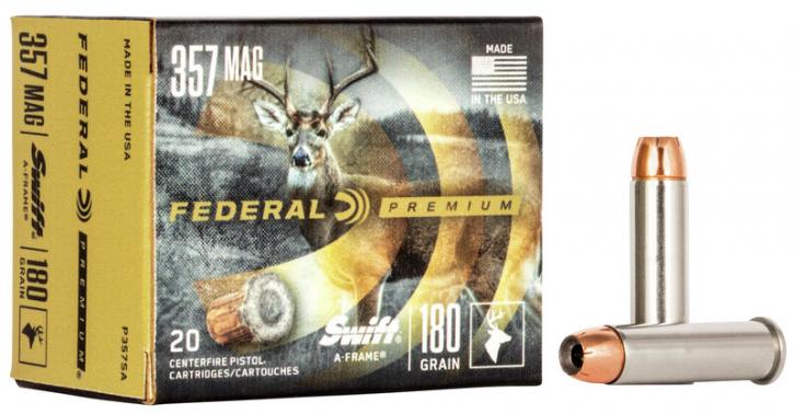 Federal Premium Swift A-Frame .357 Mag. 180GR JHP 20 Patronen