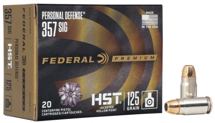 Federal Premium Personal Defense HST .357 Sig 125GR JHP 20 Patronen