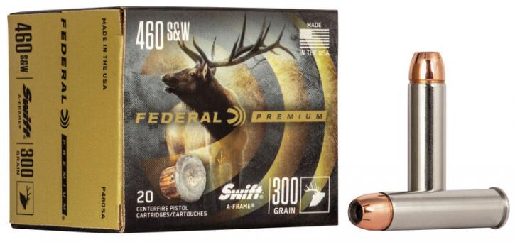 Federal Premium Swift A-Frame .460 S&W 300GR JHP 20 Patronen