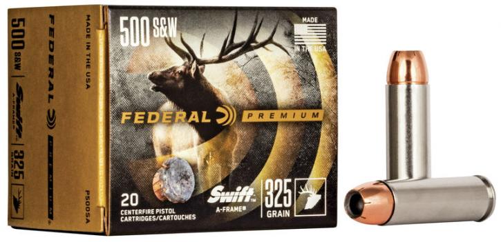 Federal Premium Swift A-Frame .500 S&W 325GR JHP 20 Patronen