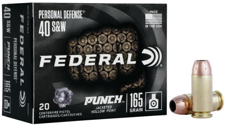 Federal Personal Defense Punch .40 S&W 165GR JHP 20 Patronen