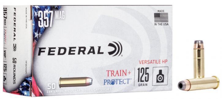 Federal Train+Project .357 Mag. 125GR VHP 50 Patronen