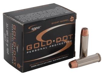 Speer Gold Dot Personal Protection .357 Mag. 135GR GDHP 20 Patronen