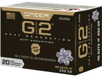 Speer Gold Dot G2 .45 ACP +P 230GR JHP 20 Patronen