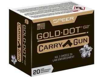Speer Gold Dot Carry Gun .40 S&W 165GR GDHP 20 Patronen
