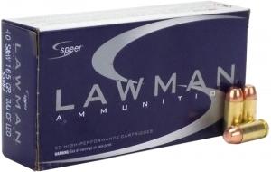 Speer Lawman CleanFire .40 S&W 165GR TMJ RN 50 Patronen