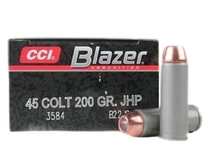 CCI Blazer Aluminium .45 Colt 200GR JHP 50 Patronen