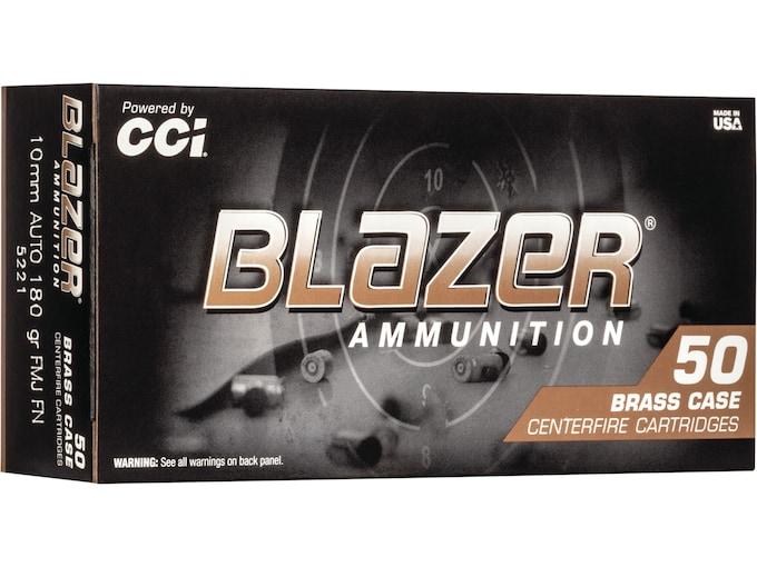 CCI Blazer 10mm ACP 180GR FMJ FN 50 Patronen