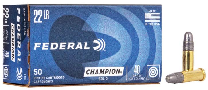 Federal Champion Training .22 LR 40GR LRN 500 Patronen