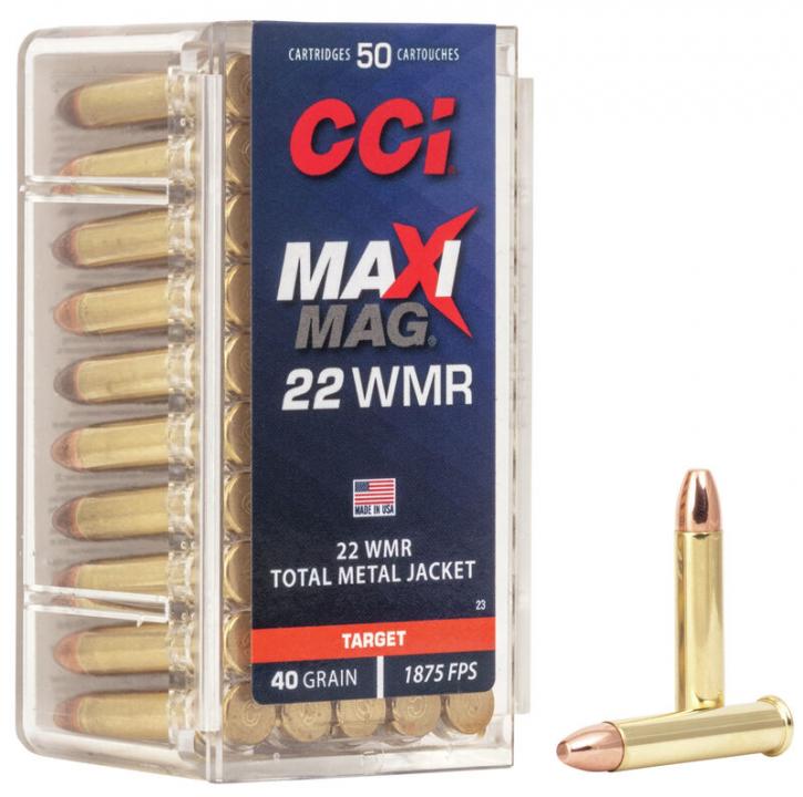 CCI Maxi-Mag .22 WMR 40GR FMJ 50 Patronen