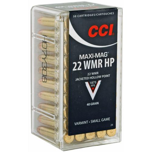 CCI Maxi-Mag .22 WMR 40GR JHP 50 Patronen