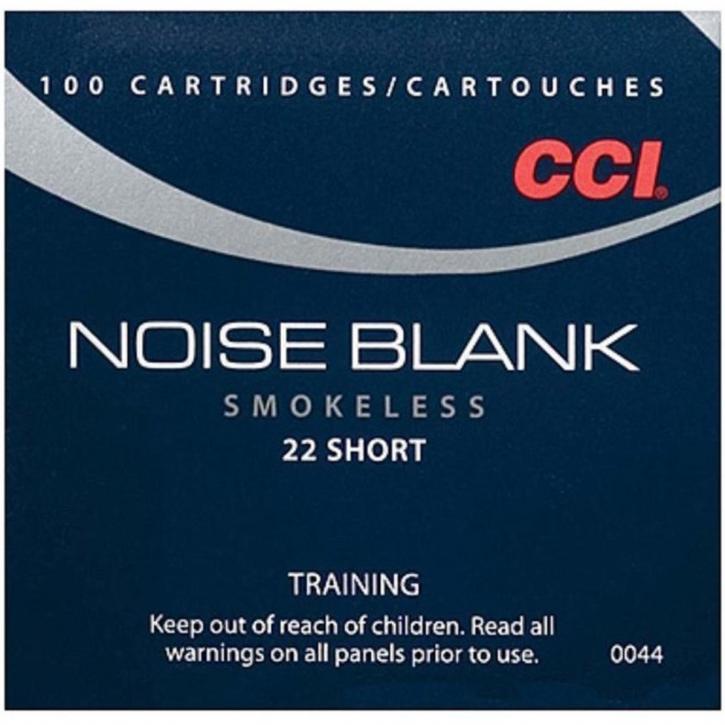 CCI Noise Blank smokeless .22 Kurz Kartusche 100 Patronen