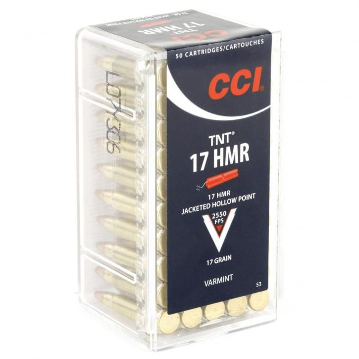 CCI TNT .17 HMR 17GR HP 50 Patronen