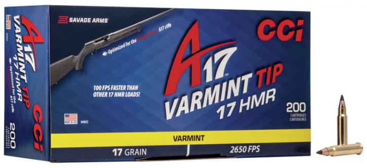 CCI A17 .17 HMR 17GR Polymer Tip 200 Patronen