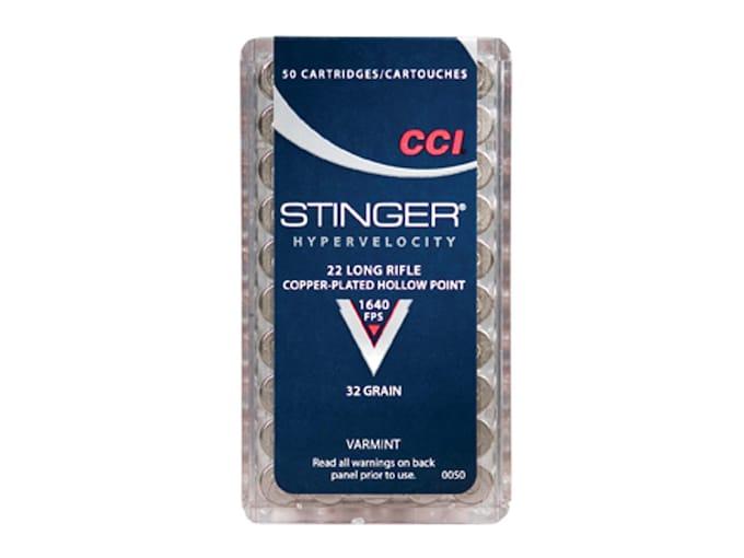 CCI Stinger .22 LR 32GR CPHP 50 Patronen