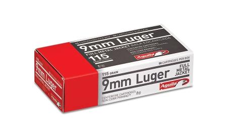 Aguila Standard 9mm 115GR FMJ 50 Patronen