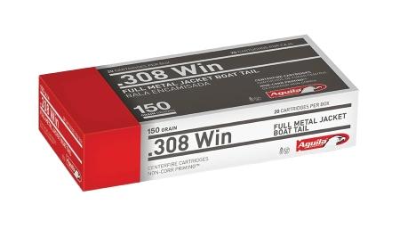 Aguila Standard .308 Win. 150GR FMJ 20 Patronen