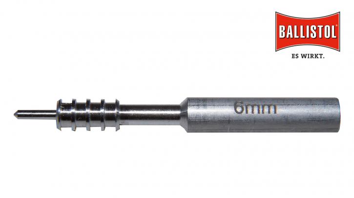 Ballistol Patch-Adapter aus Aluminium, Ø 6,0 mm (1/8“ Innengewinde)